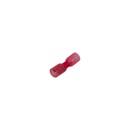Lot de 10 cosses plates femelles rouges simple sertissage
Cosse à sertir avec une pince, puis chauffer pour retreindre la gaine
(gaine avec colle pour étanchéité)
Température d'utilisation de -55° à +125°
Dimensions: 6,3x0,8mm
Section cable: 0,5 à 1mm2