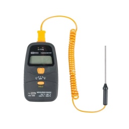 Thermomètredigital
- pour le contrôle de la température du flux d'air et de l'eau
- pige de mesure longue et fine
- fonction de maintien
- affichage lcd
- livre avec une pile 9 v