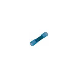 Lot de cosses bleues à jonction bout à bout thermorétractables.
Cosses à sertir avec une pince, puis chauffer pour retreindre la gaine
(gaine avec colle pour étanchéité)
Température d'utilisation de -55° à +125°
Dimensions: 2mm
Section câble: 1,5 à 2,5mm²
Rétreint 3:1