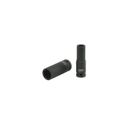 Douille longue 1/2 choc 9mm 
- longueur : 65mm - chrome molybdene haute résistance
- douille spécialement etudiee pour une utilisation sur outils à chocs (Clé à choc...)
- garantie vie