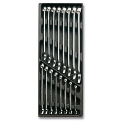 Module clés mixtes polie 16 pièces
- composition: 6-7-8-9-10-11-12-13-14-15-16-17-18-19-20-21mm - plateau thermoformé rigide 
- 1/4 de tiroir
- 367x147mm - qualité premium beta depuis 1939