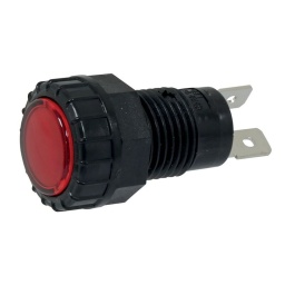 Diamètre 17,2mm
2 bornes
Connexion à vis
LED rouge