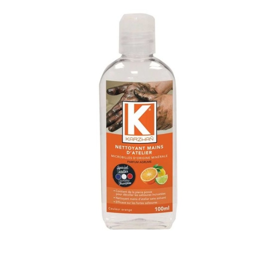 Nettoyant mains d'atelier orange parfum agrume - flacon de 100ml