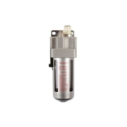 Lubrificateur d'air - Filetage 1/2" BSP
  Lubrificateur d'air - Capacité d'huile 80ml
  Pression en sortie maximale 10Bars - Pression d'entrée maximum
14.8 bars
  Capacité de vidange 55ml
  Débit maximum 3100L/minute