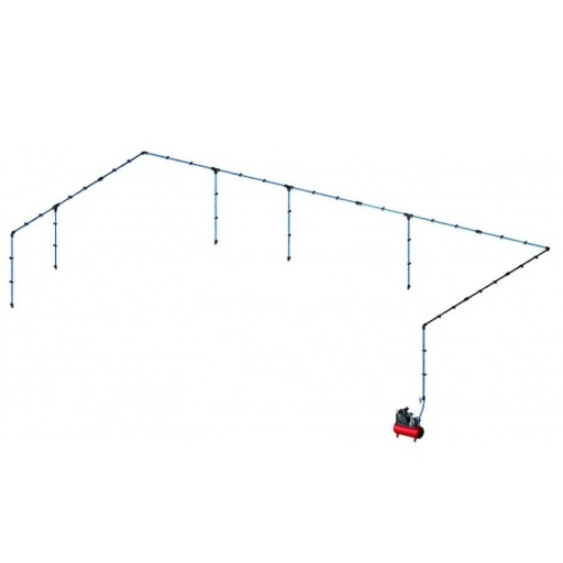 Kit réseau d'air pour atelier en alu ø25mm 36m 5 descentes