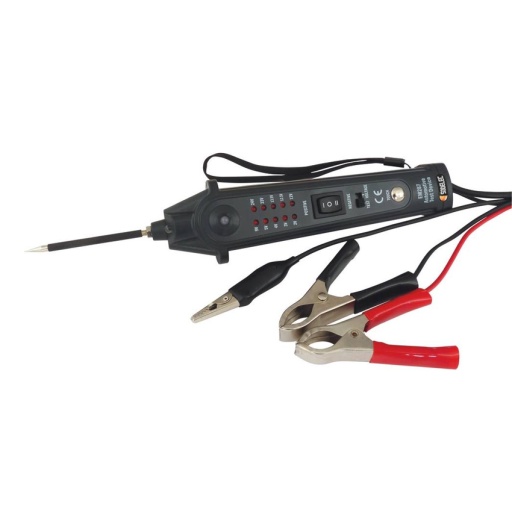 Testeur de continuité/voltmètre avec câble de masse 1,5m