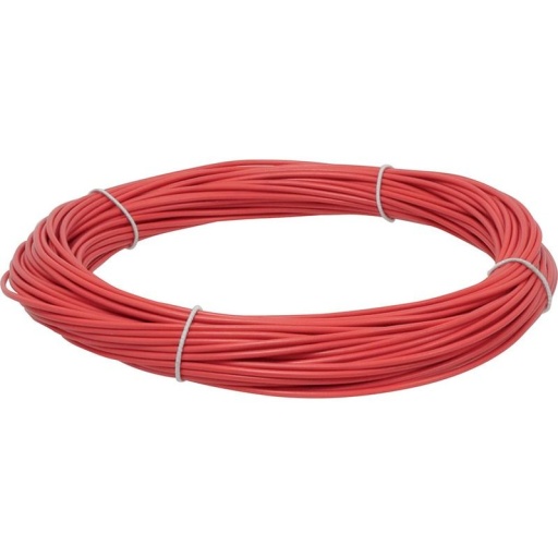 Fils de câblage souples 0,75mm² 25M rouge