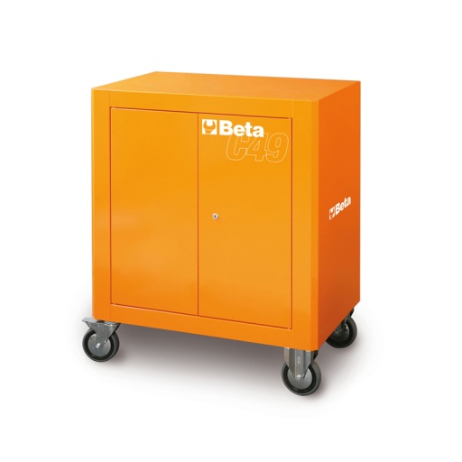 Armoire mobile orange