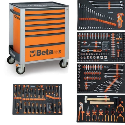 Servante beta 7 tiroirs + 309 outils