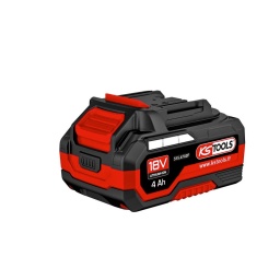 Batterie lithium-ion 18V 4Ah pour outillage électroportatif
Batterie commune à toute la gamme d'outillage électroportatif KS Tools 515.47XX, y compris enceinte de chantier 100172F et projecteurs 150.4358F et 150.4470F
Bouton de déverrouillage ergonomique
Indicateur LED du niveau de charge