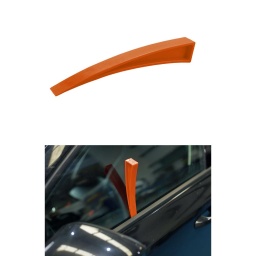 Pied-de-biche en plastique incurvé, de 215 mm de long, adapté à la dépose des garnitures extérieures, des panneaux de porte, des façades de tableaux de bord, des panneaux de sellerie ou des moulures et emblèmes de carrosserie, sans endommager la garniture ou la zone environnante.
Outil de dépose de garnitures en plastique incurvé.
Longueur : 215 mm. Largeur : 25 mm.
En plastique polyoxyméthylène (POM) non marquant.
Aide à prévenir les dommages à la peinture ou aux garnitures et réduit le risque de marquer la carrosserie, la peinture, les plastiques et le verre, etc.
Peut également être utilisé pour aider à régler les espaces entre les panneaux.
