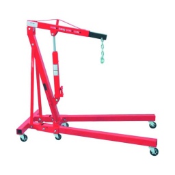 Grue mobile 1000kg
- hauteur fourches 185mm - encombrement au sol plie : 790x520mm - encombrement deplie : 1010x1610mm - long bras max 760mm - long bras min 480mm - hauteur max 1940mm