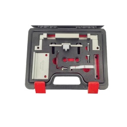 Jeu d'outils de calage pour moteur Ford 1.5 3 cylindres essence Ecosport
Pour moteurs Ford 1.5 à 3 cylindres essence Ecoboost
Affectations véhicules : Ford : Fiesta, Ecosport (2012-), Focus (2018-)
Codes moteurs : 1.2 Dragon : B1KE, C12FDOS, ENBI, ENAP
1.5 Dragon : Y2DA, XZJFCBZA, CBZB, CBZC
Codes OEM : 303-1639, 303-1643, 303-1647, 303-1648