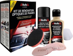 Le kit de rénovation de phares de Holts permet de rénover facilement, rapidement et sans démontage les phares voilés, jaunis, ternis ou micro-rayés.
Il permet de redonner un aspect neuf et de l'éclat aux phares ayant perdu leur brillance.
Simple et facile à utiliser.
Kit composé de :
- 1 rénovateur optiques de phares bouteille 125ml
- 1 protecteur optiques de phares aérosol 150ml
- 2 microfibres 30x30cm
- 8 disques abrasifs Ø 75mm : 2 x P800 - 2 x P1000 - 2 x P1500 - 2 x P3000
- 1 mousse Ø 75mm
- 1 adaptateur de perceuse tige Ø 75m