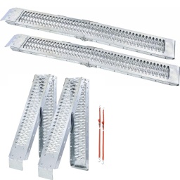 Rampes acier pliables 440kg 1900mm avec sangles - lot de 2 pcs
Livrées avec 2 sangles de serrage.
Les rampes ne sont pas compatibles avec les engins à chenilles.
Largeur
220mm
Charge supportée par paire
440kg
Longueur
1900mm
Poids par paire
15,2kg