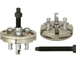 Extracteur de poulie universel à 3 griffes
Pour extraire sans dommage les poulies à courroies
Utilisable pour différents diamètres et positions des trous
Faible encombrement grâce à une construction compacte
Utilisable sur un moteur en place ou démonté
Plus d’information
6 pans extérieur en mm : 19,0
Envergure A en mm : 71,0 mm
Hauteur des pointes des griffes D : 9,8 mm
Largeur des griffes G : 12,0 mm
Nombre de griffes : Avec 3 griffes
Profondeur de prise B : 29,0 mm
Profondeur de prise des griffes E : 6,5 mm
Profondeur totale des griffes F : 14,0 mm
Vis de force mm : M14x1,5 x 90