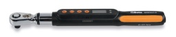Clé dynamométrique électronique pour un réglage de couple jusqu'à 4-20 Nm
Précision : ± 3 % à droite et ± 4 % à gauche
Cliquet réversible
Serrage à droite ou à gauche
Affichage LCD
Unité de mesure : Nm, ft.lb, in.lb, kgcm
Mode : crête/temps réel