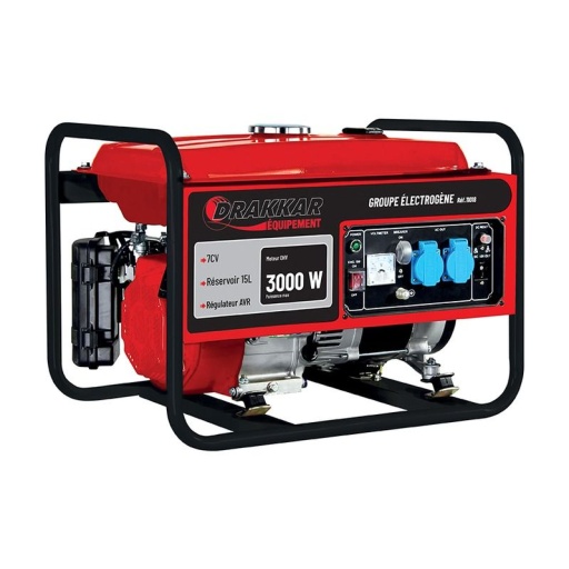 Groupe électrogène essence 7cv 3000W