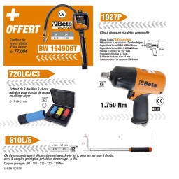 Pack pneumaticien Beta tools 4 pièces