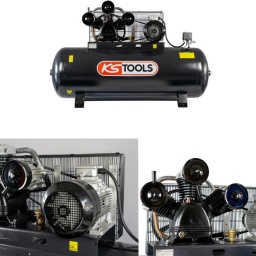 Compresseur sur cuve 500L - 10 bar - 10CV - 380V tri
Moteur électrique avec protection thermique protégeant contre les risques de surcharge électrique
Pressostat avec manomètre
Tri-cylindre en fonte
Taux de charge idéal : inférieur ou égal à 50%
Entraînement par 2 courroies pour une longévité prolongée
Compresseur professionnel à 3 cylindres
1 sortie d'air directe 1/2''
Capacité cuve : 500 L
Code EAN : 3663389007281
Course en mm : 70 mm
Débit d'air l/min : 1269 L/min
Débit maximal : 1269 L/min (76 m3/h)
Puissance en Watt : 7500 W
Niveau sonore : 75 dB(A) à 4 m
Pression maximale : 10 bar
Puissance moteur : 10 CV
Tension électrique : 400V tri 50Hz
Vitesse de rotation maxi : 950 Tr/min
Moteur : tri-cylindres
Poids : 290,00 kg