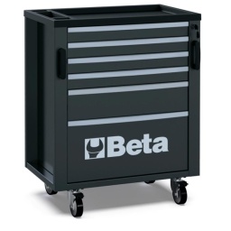 Servante mobile à 6 tiroirs, pour combinaison d'ameublement d'atelier RSC50 2.0
Caractéristiques :
6 tiroirs (588x367 mm) montés sur glissières à billes de précision
4 roues directrices Ø 100 mm (dont 2 équipées d'un frein)
Fonds de tiroirs protégés par un tapis en néoprène
Serrure de sécurité centralisée frontale
Poignées intégrées dans la structure afin de faciliter la manipulation
Tiroirs conçu pour l'emplacement de 4 modules d'outillage BETA