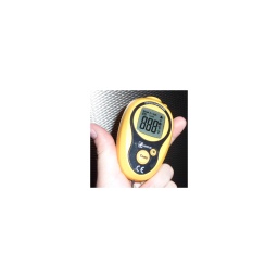 Thermomètrelazer

- prend les températures sans contacts
- affichage digital eclaire
- arret automatique de l'appareil
- plage de mesure: 
- -20/+270c°
- emissivite : fixe a 0.95
- pile lr3