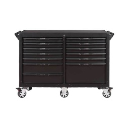 Etabli mobile d'atelier 13 tiroirs 207 outils (14 modules)
- 2 roues fixes grand diamètre pour une meilleure stabilite et un déplacement aise sur tous types de sols
- 2 roues pivotantes avec système de freinage total
- tiroirs sur glissieres à billes extra-resistant
- fermeture totale et simultanee des tiroirs par serrure
- poignée tubulaire de manutention
- dimensions lxlxh: 1065x480x1015mm - capacité : 300kg
- poids 125kg
- modules mousses résistants aux hydrocarbures
- decouvrez la composition dans la fiche technique
