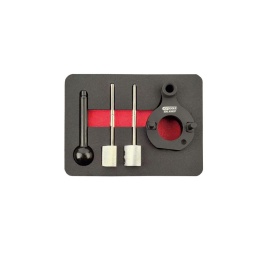 Outil de blocage de vilebrequin pour VAG 1.4 -1.6 - 2.0 TDI (EA288)
Pour les moteurs de série EA288 du groupe VAG
Affectations véhicules : Audi : 1.4 TDI A1, 1.6 TDI A1, A3 8V, A4 B9, Q2.o, 2.0 TDI Audi A3 8V, A4 B9, Q2
Seat : 1.4 TDI Ibiza, 1.6 TDI Seat Leon III, Toledo IV, Atecao, 2.0 TDI Seat Leon III, Ateca, Alhambra II
Skoda :Toledo IV, 1.4 TDI Škoda Fabia III, Rapid (2012), 1.6 TDI Octavia III, Rapid (2012), Superb III, Karoq, 2.0 TDI Octavia III, Superb III, Kodiaq, Karoq
Volkswagen : 1.4 TDI Polo V, 1.6 TDI Beetle, Golf VII, Jetta VI, Tiguan, Touran II, T-Roc, Passat B8, CC, Scirocco III, 2.0 TDI Beetle, Golf VII, Jetta VI, Tiguan, Tiguan II, Touran II, T-Roc, Sharan II, Passat B8, CC, Scirocco III, Arteon, T6, Caddy, Crafter, Amarok
Codes moteurs : Audi : CLHA, CRBB, CRBD, CRFA, CRFC, CRFD, CRLB, DFGB, DJGA
Seat : CLHA, CRLB, DBKA, DDYB, DJGA
Skoda : CFHF, CKFC, CLHA, CLHB, CRLB, CYKA, DCXA, DCZA, DDYB, DFEA, DFFA, DJGA, DSRB
Volkswagen : CFHF, CLHA, CRBB, CRKA, CRKB, CRLB, CYKB, CYZA, DBGA, DCXA, DCYA, DCYB, DCZA, DDYB, DEJA, DEJB, DFEB, DFSD, DGCA, DJGA, DSRB
Codes OEM : T10490