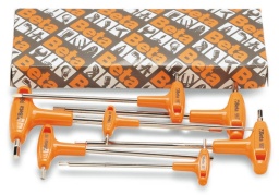 Jeu de 6 clés mâles 6 pans coudées
à poignée en T (art. 96T)
2-2,5-3-4-5-6 mm