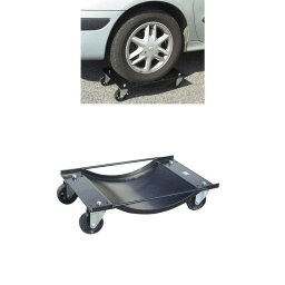Jeu de 2 chariots pour voiture 

- capacité: 500kg par plateau
- vous pouvez desormais deplacer votre véhicule sans le demarer
- dimensions: 602x385x136mm 