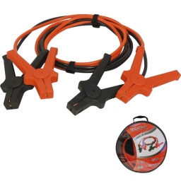 Pinces PVC - Mors laiton. Câble souple CCA. Section 16mm² Capacité 350A Matière CCA Longueur 2x3m Poids 1,28KG