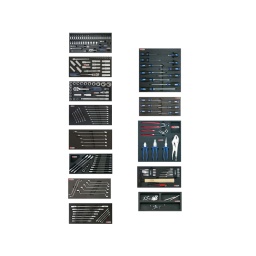 Composition de 187 outils ks tools en 13 modules.
- arretez de perdre vos outils !!! passez au modules mousses
- composition de 13 modules (5 tiroirs)
pour decouvrir la composition en detail telechargez la fiche technique
