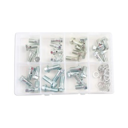 Assortiment de Vis Banjo pour tube de frein en M10 - 70pcs
Contenu :
M10 x 1 (14 x 27.1) (34119)
M10 x 1.5 (11 x 28.1) (34120)
M10 x 1 (16 x 32.3) (34122)
M10 x 1 (12 x 31.4) (34124)
M10 x 1.5 ( 12 x 30.5) (34125)
M10 x 1 (11 x 37.0) (34126)
M10 x 1 (13 x 27.2) (34127)
M10.0 x 1.5 OD - 14.9mm (34128)
Application :
Honda, Mitsubishi, Toyota, Opel, Ford, Hyundai, Kia, Nissan, Chevrolet.
