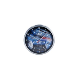 Horloge murale Laser Tools Racing (12" de diamètre) avec affichage de la température et de l'humidité. Le cadran est facile à lire avec un ensemble complet de graduations heures et minutes, idéal pour connaître rapidement l'heure.
Construction robuste avec cadre en aluminium et cadran d'affichage Laser Tools Racing.
Horloge murale de qualité alimentée par une pile AA (non incluse), idéale pour l'atelier ou le garage et combinaison parfaite de style et fonctionnalité.
Horloge Laser Tools Racing avec cadran d'affichage multifonction.
Triple fonction, comprenant l'heure (heures, minutes, secondes), l'humidité (%) et la température (°C).
Dimensions : 30,5 cm de diamètre x 4,3 cm de profondeur.
Cadre et cadran en aluminium.