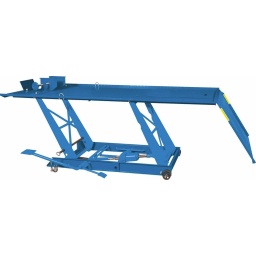 Table élévatrice hydraulique 450kg pour moto Table élévatrice avec pompe manuelle. Pour moto, scooters. Largeur 680mm Capacité 450kg Hauteur de levage min 175mm Hauteur de levage max 750mm Dimensions rampe 650x680mm Dimensions plateau 2200x680mm Longueur 2200mm Poids 147KG
Delais Juin