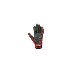 Gant de protection racing

- paume renforcée avec picot
- renfort au bout des doigts
- renfort index avec picots
- fermeture velcro
