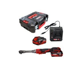 Clé à rochet brushless 1/2'' sur batterie 18V l
Moteur brushless (sans charbon) puissant et économe en énergie
Livrée dans son coffret avec 2 batteries 4 Ah et 1 chargeur simple
3 réglages de vitesse
Gâchette progressive permettant un ajustement optimal de la vitesse
Inverseur rotatif gauche/droite sur la tête
Eclairage LED permettant de travailler dans les environnements peu lumineux
Bouton de verrouillage de sécurité
Légère, compacte et confortable à utiliser
Corps léger en aluminium avec coque robuste en plastique renforcé de fibre de verre
Poignée ergonomique en caoutchouc
Batterie commune à toute la gamme d'outillage électroportatif KS Tools 515.47XX, y compris enceinte de chantier 100172F et projecteurs 150.4358F et 150.4470F
Plus d’information
Alimentation : lithium-ion 18V
Attribut de fonction 1 : arrêt automatique
Bruit max à vide : 85 dbA
Bruit max en sollicitation : 95 dbA
Code EAN : 3663389007359
Couple maximal de desserrage : 100 Nm
Couple maximal de serrage : 100 Nm
Dimensions : L.480 x l.75 x H.65 mm
Puissance en Watt : 500 Watt
Tension d'alimentation : 18 V
Vitesse de rotation à vide en T/mn : 250 Tr/min
Vibrations : 14,2 m/s²
Poids : 1,45 kg