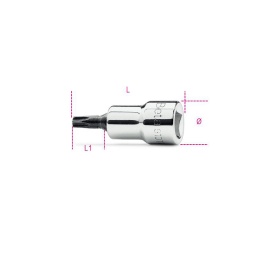 Douille tournevis pour vis tamper résistant torx
- t20
- long: 58mm - qualité premium beta depuis 1939