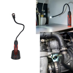 Lampe d'inspection flexible rechargeable, 700 lumens
Plus d’information
Alimentation :lithium-ion 3,7V / 2600 mAh
Autonomie :3 - 4 heures
Classe de protection :IP44
Couleur : Noir-rouge
Flux lumineux (lumen) :700 lumen (100%) - 350 lumen (50%)
Longueur de tube en mm :400 mm
Longueur totale en mm : 600,0 mm
Matière :Plastique ABS + caoutchouc + aluminium
Puissance en Watt : 3 Watt
Température d'utilisation :-20°C à +50°C
Temps de charge :2-3 h
Tension et capacité de la batterie :3,7 V / 2600 mAh
Prise de charge :USB-C
Indice de résistance aux chocs :IK08
Poids :260 g
Type de batterie :Lithium-Ion
Classe énergétique :E