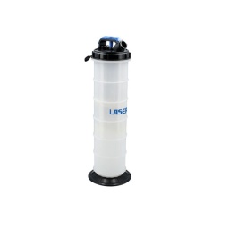 Extracteur de fluides sous vide à commande manuelle, capacité 10 litres. Il peut être utilisé pour l'extraction de tous les types d'huiles de lubrification des voitures, motos, moteurs marins et moteurs fixes, ainsi que pour la purge des freins.
Il convient également pour les fluides non corrosifs à faible viscosité tels que l'eau et pour de nombreuses autres applications comme la vidange des citernes, des aquariums, des éviers, etc.
Convient pour l'huile moteur, l'ATF, le liquide de refroidissement, le liquide de frein, l'eau et d'autres fluides à faible viscosité.
Capacité : 10 L. Dimensions : 695 mm x 220 mm x 220 mm.
Utilise une pompe à vide à commande manuelle pour l'extraction des fluides.
Fourni avec un tuyau/adaptateur principal de 10 mm de diamètre x 1 m, et trois tuyaux supplémentaires (de 5, 6 et 8 mm de diamètre) qui sont utilisés avec le tuyau/adaptateur principal.
Un extracteur de fluides manuel d'une capacité de 6 litres est également disponible, voir la référence Laser 9019.