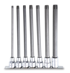 Jeu de 7 douilles pour vis à 6 cannelures extra-longues (art. 920ES/XL-SB) sur support
7XL-9XL-10XL-11XL-12XL-14XL-16XL