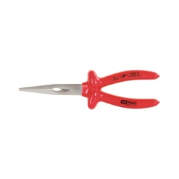 Pince à bec demi-rond droite isolée 1000 volts 200mm
- acier bruni haute résistance
- poignée ergonomique bicomposant isolée 1000volts
- longueur 200mm