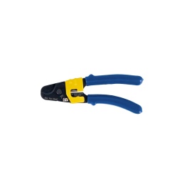 Paire de coupe-câbles conçus pour permettre une coupe nette des câbles, y compris des câbles principaux de moteur de démarrage et de batterie jusqu'à 10 mm de diamètre.
Ils sont dotés de deux jeux de mâchoires différents, l'un convenant aux câbles coaxiaux, l'autre aux câbles en acier et à gaine d'aluminium.
Conviennent aux mécaniciens, aux électriciens, aux électriciens automobiles et aux bricoleurs.
Utilisables sur des câbles principaux de moteur de démarrage et de batterie jusqu'à 10 mm de diamètre. Utilisables également sur des câbles aériens coaxiaux.
Capacité d'ouverture 10 mm, longueur totale 175 mm. Poignée à ressort confortable avec fonction de verrouillage.
Les mâchoires principales incurvées permettent de couper sans écraser ni endommager le câblage.
Lame droite de sécurité sous la poignée pour la coupe des câbles en acier et à gaine d'aluminium.
Pince à dénuder, à sertir et coupe-fil multiusages également disponible. Voir la référence 8785.