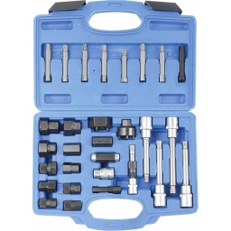 Outil de démontage poulies d'alternateurs débrayables 30 pcs
Affectations : Renault, Peugeot, Citroën, VAG, BMW, Mercedes, Opel, Ford, Fiat, Toyota, Honda, Porsche…