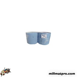 Pack de 2 bobines de ouate bleue
- 26x35cm
- 3 plis 3x20gr
- +30% absorbant/resistant
