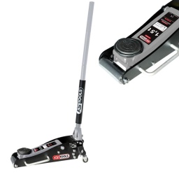 Cric hydraulique compact aluminium/acier 1,5 t
Format compact et-léger, idéal pour le dépannage
Conforme à la norme santé et sécurité 2006/42/CE
Soupape de surcharge
Pompe hydraulique à double piston pour une levée rapide
Descente freinée
Tampon caoutchouc : Ø 85 mm
Mousse de protection sur le levier
1 unique roue avant extra-large de type rouleau et 2 roues directionnelles résistantes aux hydrocarbures
Capacité max. t : 1,5 t
Couleur : gris-noir
Dimensions : L.500 x l.275 mm
Hauteur de levage maxi en mm : 365,0 mm
Hauteur de levage mini en mm : 88,0 mm
Matière : Acier / Aluminium
Diamètre du tampon : 85 mm
Poids : 13,50 kg