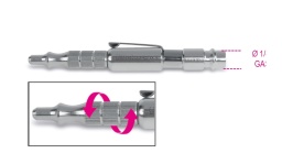 -Fabriquée en alliage léger
-Débit d'air réglable en tournant la tête du stylo