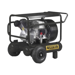 Le compresseur à pistons WARRIOR BUILDAIR/592 4CH, par entraînement direct, lubrifié monophasé est utilisé pour les applications traditionnelles, et le secteur de la petite rénovation en bâtiment.
Il doit être utilisé dans des milieux appropriés, bien ventilés, exempts de poussières, d'acides, de vapeurs, de gaz explosifs ou inflammables.
Le WARRIOR est équipé de composants très fiables, tels que des robinets en acier inoxydable, des réservoirs en conformité avec les normes et directives internationales, et d'une tête en aluminium bicylindre en V bloc en fonte puissante et performante.
Il est doté d'une poignée de transport utilisable comme enrouleur de tuyau, et d'une plaque en tôle supérieure qui assure la protection.
Pour faciliter le déplacement le WARRIOR est monté avec de grandes roues et un pied ventouse pour le stabiliser.
Type de cylindres mono-étagé
Modèle tête WKM592
TS max (°C) 100
TS min (°C) -10
Puissance sonore (dB (A)) 80
Vitesse de rotation (tours/min) 1420
Volume du réservoir (L) 2 x 10
Volume engendré (m³/h) 36
Puissance (kW) 3.00
Puissance (CV) 4.00