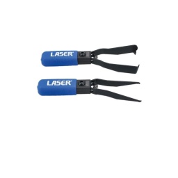 Ce jeu d'outils de dépose de 2 pièces combine une pince pour relais et fusibles à lame automobiles, dont les mâchoires étroites et recourbées permettent d'accéder aux boîtes à fusibles très serrées, et une pince pour agrafes de garniture qui permet de retirer les agrafes et fixations de garniture serrées ou cassées. Toutes deux sont dotées d'une poignée compacte et les mâchoires à ressort de type Scarab permettent une utilisation avec une seule main et un accès facile dans les espaces restreints. Conception déposée UE.
Comprend : Outil de dépose de relais et fusibles (N° de référence 8269). Outil de dépose d'agrafes de garniture (N° de référence 8270).
Mâchoires à ressort de type Scarab permettant une utilisation avec une seule main.
Poignée à prise confortable conçue pour bien épouser la paume de la main, avec leviers à actionnement manuel.
De petite taille et d'une conception compacte pour un accès facile dans les espaces restreints.
Conception déposée UE.