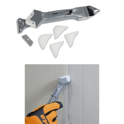 Outils lisseur/extracteur pour joint silicone
Contient :
-5 têtes de lissage interchangeables
-lame de grattoir de rechange